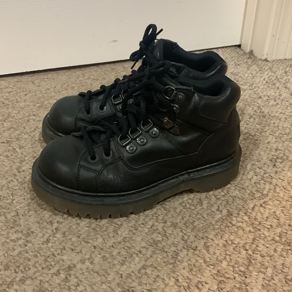 COPY - Dr Martens black leather 8699 Bex lace up work boots UK 5 US 6 main image 5